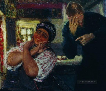 ソロハと執事 1926年 イリヤ・レーピン Oil Paintings